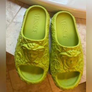 Versace slides size 8 women’s.